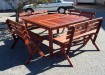 p113---8-seat-traditional-square-table-with-x-leg-benches