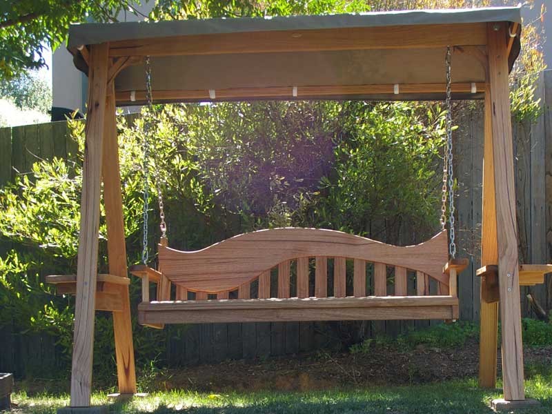 Swings Sets Lifestyle Jarrah, Wooden Outdoor Swing Chair
