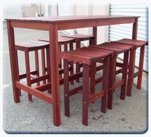 pub tables and bench sets